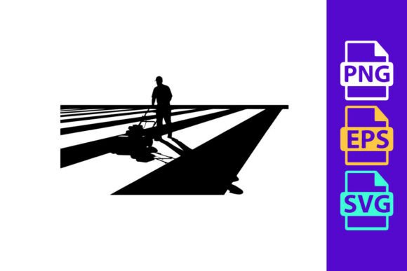 A Man Pulling a Luggage on a Striped Sur: Dynamic Energy in Design
