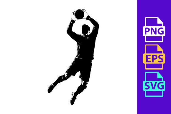 A Volleyball Player Jumping to Spike the Dynamic Energy in Your Designs