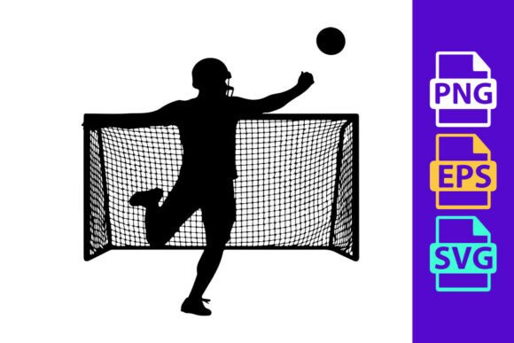 Capture Athletic Motion: The Goalkeeper Clipart