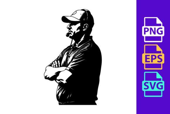 Capturing Motion: The Energetic Appeal of This Football Silhouette Clipart