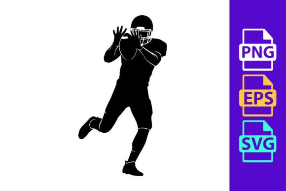 Capturing Motion: The Impact of American Football Player Catching Ball I