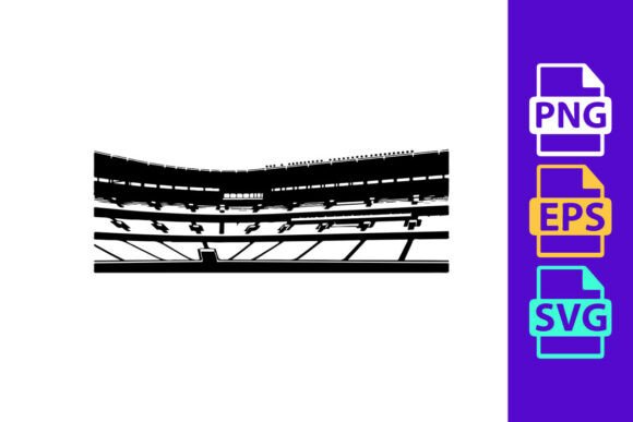 Dynamic Football Motion: Curved Silhouette Clipart