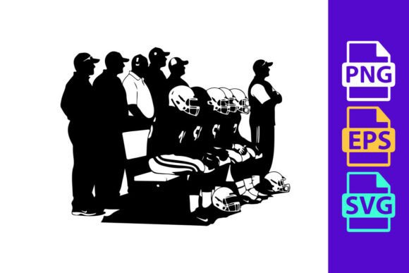Silhouette of Men Gathered Around a Ball: The Dynamic Vector for Modern Design