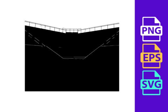 Stadium Seating Vector: Dynamic Football Clipart