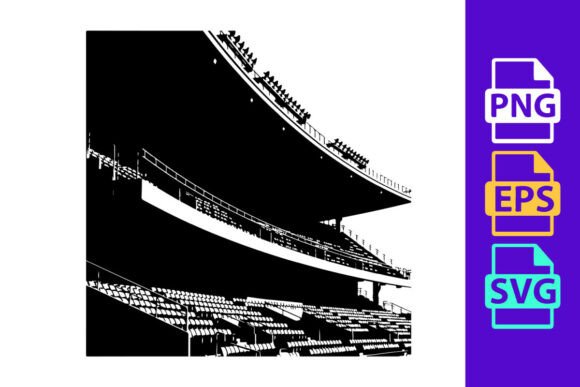 Visualizing Potential: The Empty Stadium & Football Clipart